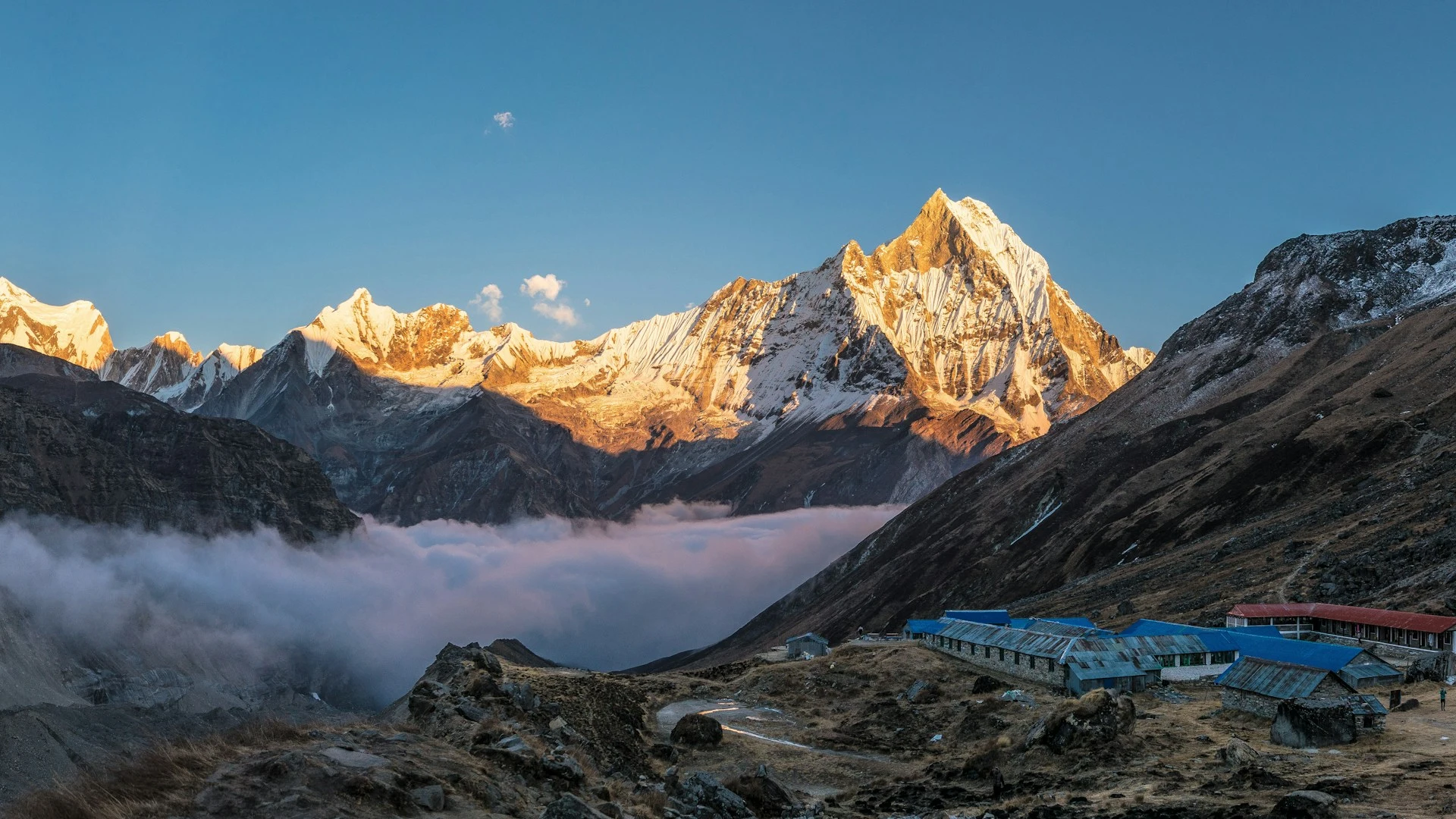 Scenic Views of Annapurna Peak