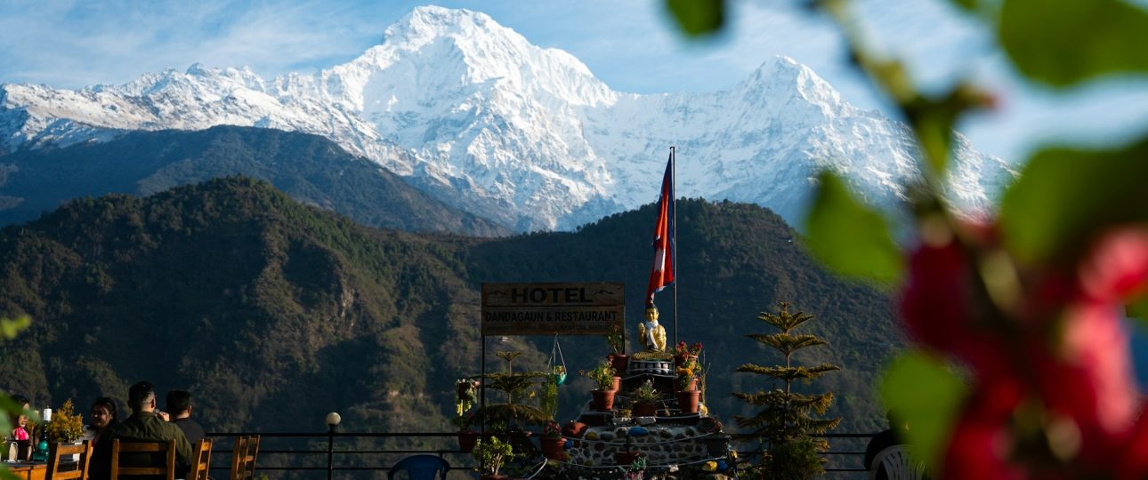 Ghandruk Trek Cost - Scenic Mountain View from the Viallge