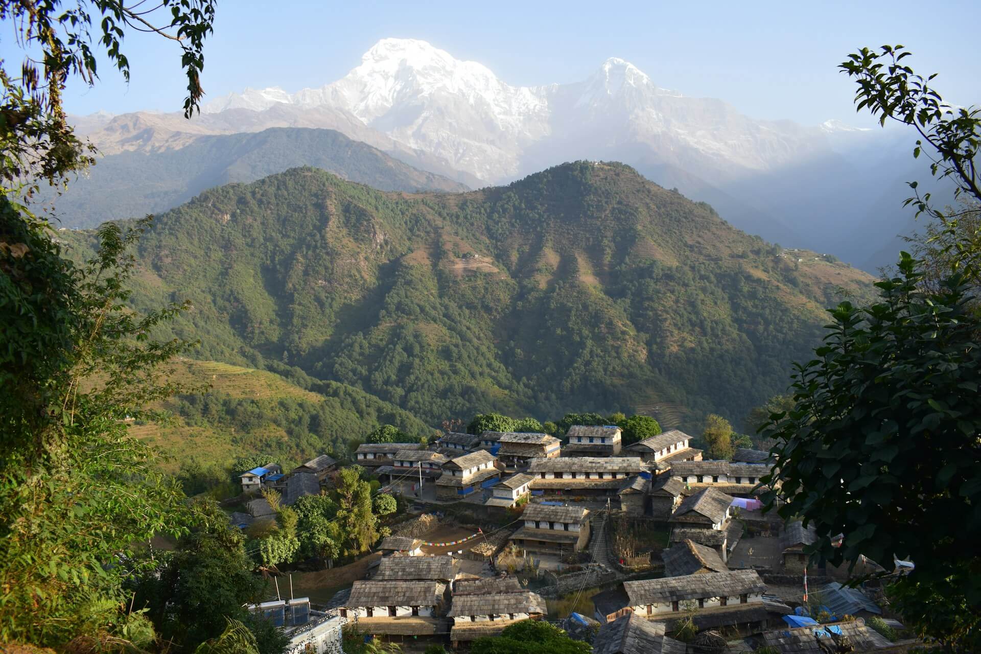 Village Nested in Nepal