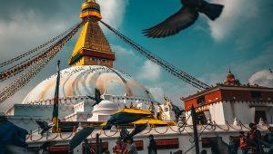 Kathmandu Tour Places to Visit - Boudhanath Stupa Scenic View