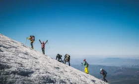 Sherpa mountain climbers