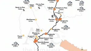 Where Is Mount Everest Located on a Map